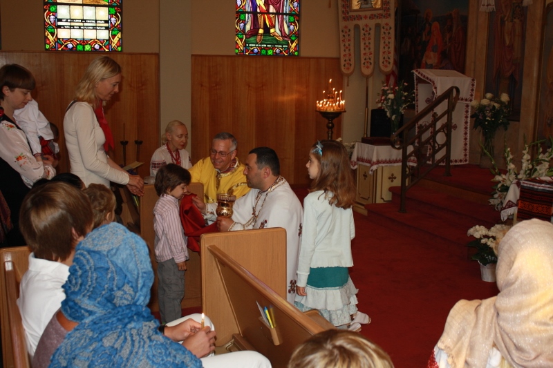 Divine Liturgy and Blessing of Baskets. Parish Easter Breakfast