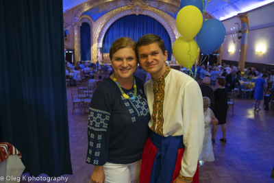 Celebrating the 27th anniversary of Ukrainian Independence.  Festive concert and dinner in Ukrainian Cultural Center.