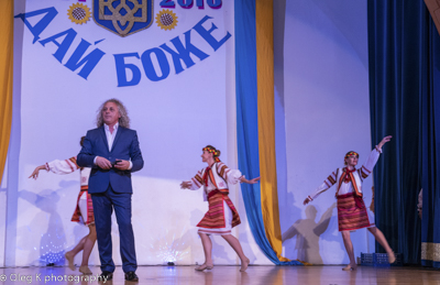 Celebrating the 27th anniversary of Ukrainian Independence.  Festive concert and dinner in Ukrainian Cultural Center.