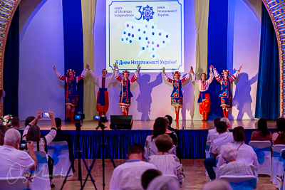 Celebrating the 30th anniversary of Ukrainian Independence.  Festive concert in Ukrainian Cultural Center.