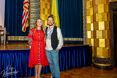 Celebrating the 31th anniversary of Ukrainian Independence.  Festive concert in Ukrainian Cultural Center.