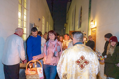 Easter Matins. Paschal Procession followed by Paschal Matins and Blessing of Baskets
