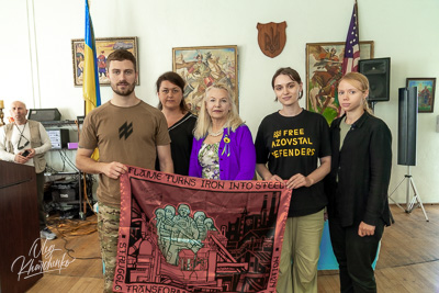 Meeting with Azovsteel Defender and Azovsteel Families