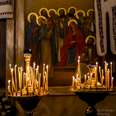 Хресний хід, Літургія і освячення великодних кошиків