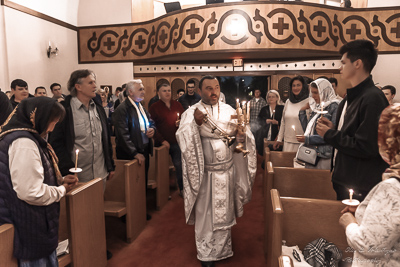 Easter Matins. Paschal Procession followed by Paschal Matins and Blessing of Baskets