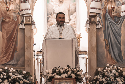 Хресний хід, Літургія і освячення великодних кошиків