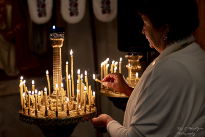 Хресний хід, Літургія і освячення великодних кошиків