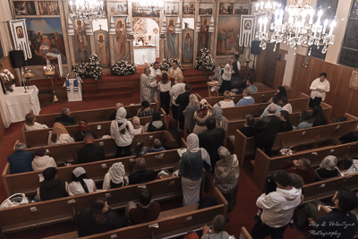 Хресний хід, Літургія і освячення великодних кошиків