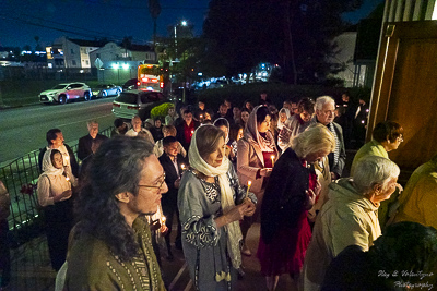 Easter Worship. Paschal procession. Led by His Eminence Archbishop Daniel Zelinsky.