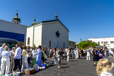 The Bright Resurrection of Christ. Blessing of Baskets.