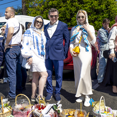 The Bright Resurrection of Christ. Blessing of Baskets.