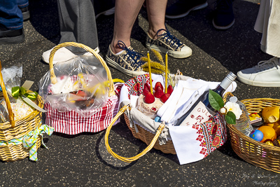 The Bright Resurrection of Christ. Blessing of Baskets.