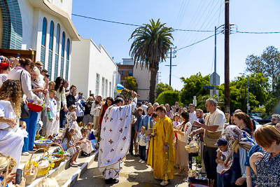 The Bright Resurrection of Christ. Blessing of Baskets.