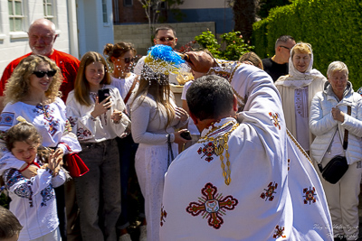The Bright Resurrection of Christ. Blessing of Baskets.