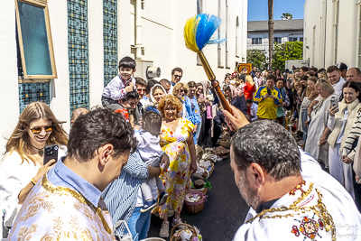 The Bright Resurrection of Christ. Blessing of Baskets.