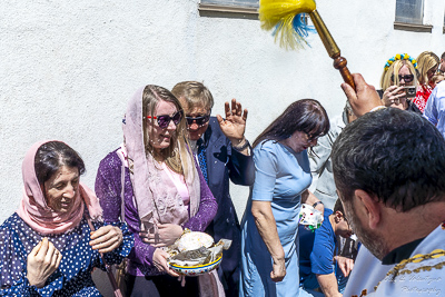 The Bright Resurrection of Christ. Blessing of Baskets.