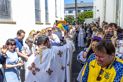 The Bright Resurrection of Christ. Blessing of Baskets.