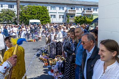 The Bright Resurrection of Christ. Blessing of Baskets.