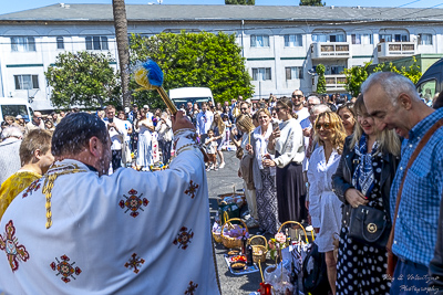 The Bright Resurrection of Christ. Blessing of Baskets.
