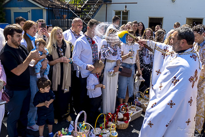 The Bright Resurrection of Christ. Blessing of Baskets.