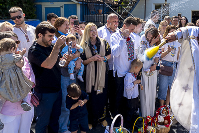 The Bright Resurrection of Christ. Blessing of Baskets.