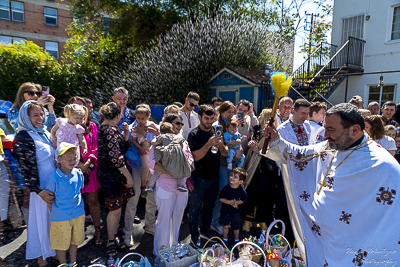 The Bright Resurrection of Christ. Blessing of Baskets.
