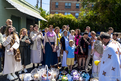The Bright Resurrection of Christ. Blessing of Baskets.