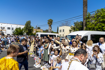 The Bright Resurrection of Christ. Blessing of Baskets.