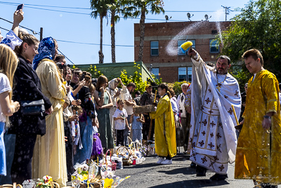 The Bright Resurrection of Christ. Blessing of Baskets.