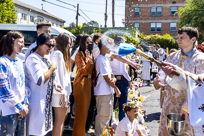 The Bright Resurrection of Christ. Blessing of Baskets.