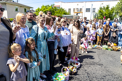 The Bright Resurrection of Christ. Blessing of Baskets.