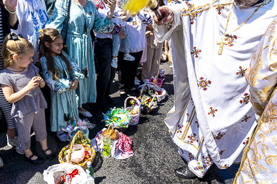 The Bright Resurrection of Christ. Blessing of Baskets.