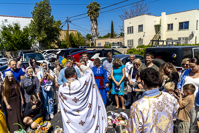 The Bright Resurrection of Christ. Blessing of Baskets.