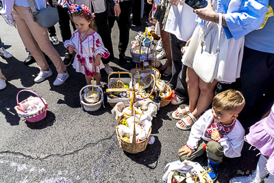 The Bright Resurrection of Christ. Blessing of Baskets.