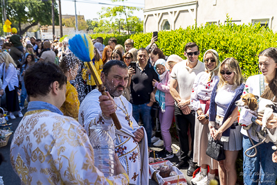 The Bright Resurrection of Christ. Blessing of Baskets.