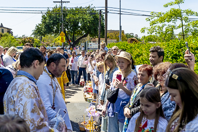 The Bright Resurrection of Christ. Blessing of Baskets.