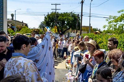 The Bright Resurrection of Christ. Blessing of Baskets.