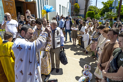 The Bright Resurrection of Christ. Blessing of Baskets.