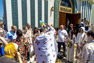 The Bright Resurrection of Christ. Blessing of Baskets.