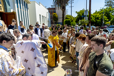 The Bright Resurrection of Christ. Blessing of Baskets.
