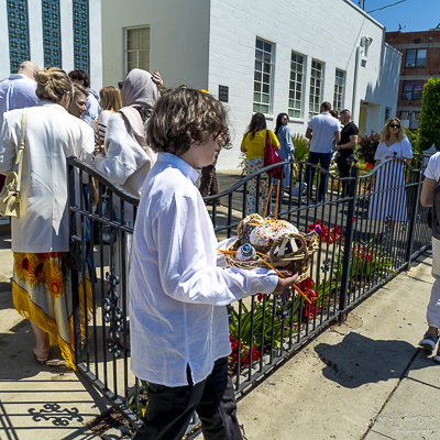 The Bright Resurrection of Christ. Blessing of Baskets.