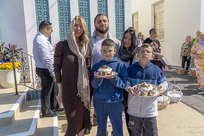 The Bright Resurrection of Christ. Blessing of Baskets.