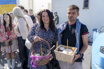 The Bright Resurrection of Christ. Blessing of Baskets.