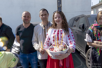 The Bright Resurrection of Christ. Blessing of Baskets.