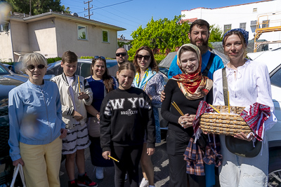 The Bright Resurrection of Christ. Blessing of Baskets.
