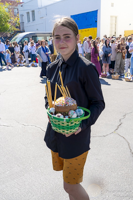 The Bright Resurrection of Christ. Blessing of Baskets.
