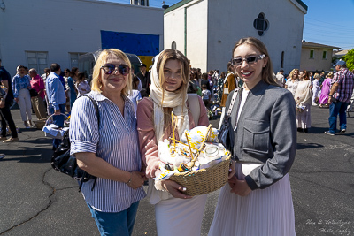 The Bright Resurrection of Christ. Blessing of Baskets.