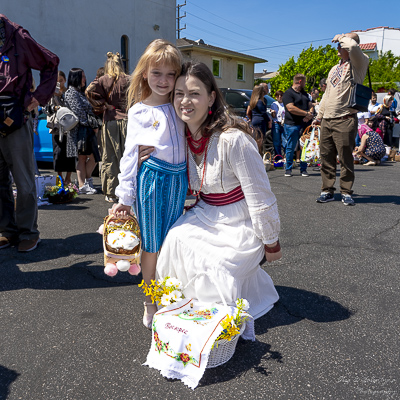 The Bright Resurrection of Christ. Blessing of Baskets.