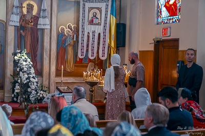 The Bright Resurrection of Christ. † Divine Liturgy. Parish Easter Breakfast. Collective coloring of pysanka.