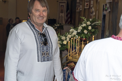 The Bright Resurrection of Christ. † Divine Liturgy. Parish Easter Breakfast. Collective coloring of pysanka.